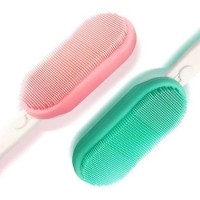 Long Handle Silicone Sonic Shower Brush For Sale